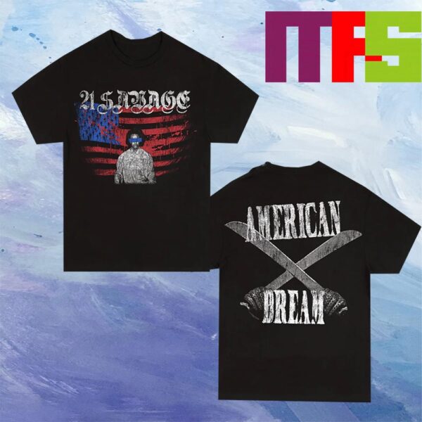 Saint Laurent Don Album American Dream Machete Two Sided T-Shirt