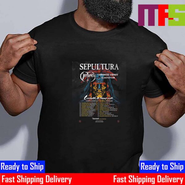 Sepultura Celebrating Life Through Death North America Farewell Tour 2024 Essential T-Shirt