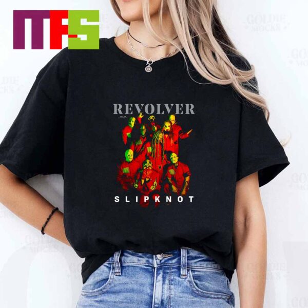 Slipknot On The Cover Of Revolver Magazine Summer 2024 Anniversary 25th Here Come The Pain Essential T-Shirt