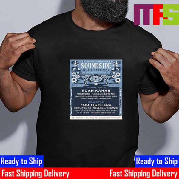 Soundside Music Festival Bridgeport Ct Seaside Park September 28-29th 2024 Essential T-Shirt