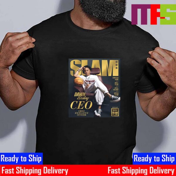 South Carolina Coach And 3-Time National Champion The CEO Dawn Staley On Cover SLAM 250 Gold Limited Edition Essential T-Shirt