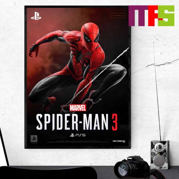 Spider Man 3 PS5 Exclusive New Leaks Surfaced Showcasing An Early Build Of Spider Man 3 Home Decor Poster Canvas
