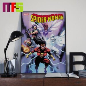 Spider Woman Marvel Comic On July 17th 2024 Chapter 9 Home Decor Poster Canvas