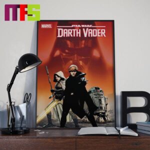 Star Wars Darth Vader Marvel Comic On July 24th 2024 Chapter 48 Luke Join The Dark Side Home Decor Poster Canvas