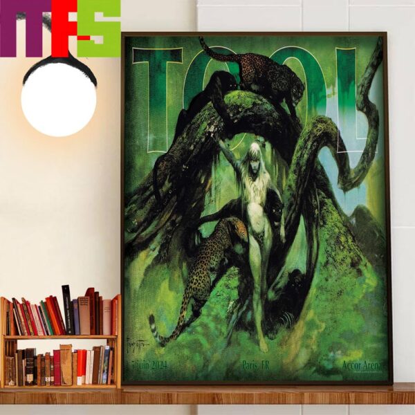 TOOL Effing TOOL Tonight At The Accor Arena Paris France June 5th 2024 Decor Wall Art Poster Canvas