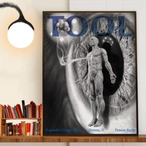 TOOL effing TOOL A Limited Merch Poster At Firenze Rocks Firenze IT 2024 Wall Art Decor Poster Canvas