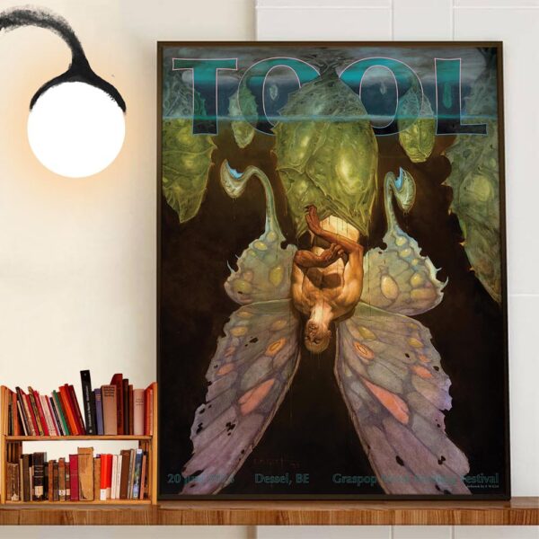 TOOL effing TOOL A Limited Merch Poster At Graspop Metal Meeting Festival Dessel BE June 20th 2024 Wall Art Decor Poster Canvas