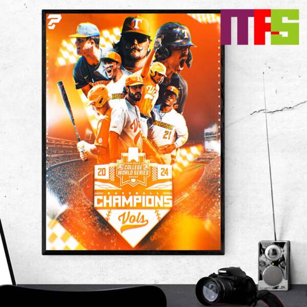 Tennessee Volunteers Are 2024 National Champions Home Decor Poster Canvas