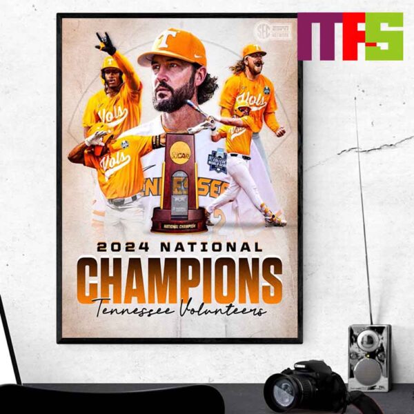 Tennessee Volunteers Are National Champions 2024 Home Decor Poster Canvas
