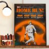 Tennessee Volunteers Baseball Wins First NCAA Mens College World Series National Champions Title Decor Wall Art Poster Canvas