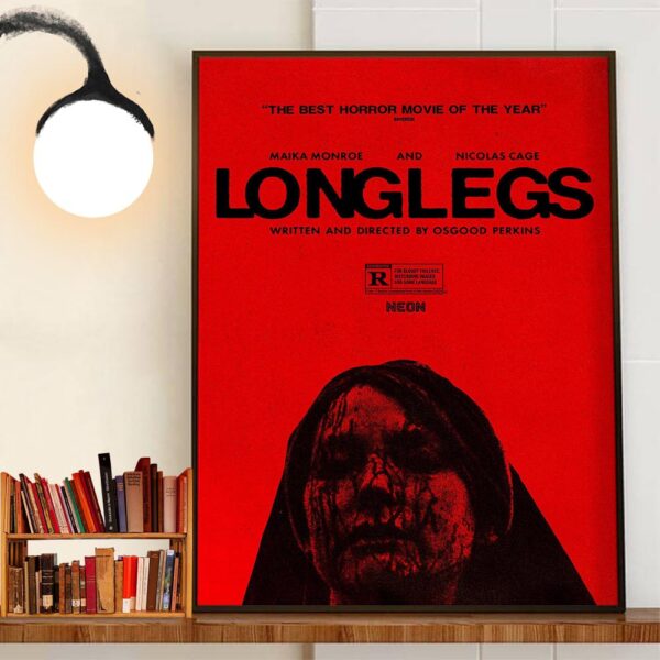 The Best Horror Movie Of The Year Longlegs New Poster Movie Wall Art Decor Poster Canvas