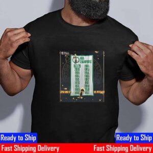 The Boston Celtics Capture 18th Championship For The Most Of Any Franchise In NBA History Essential T-Shirt