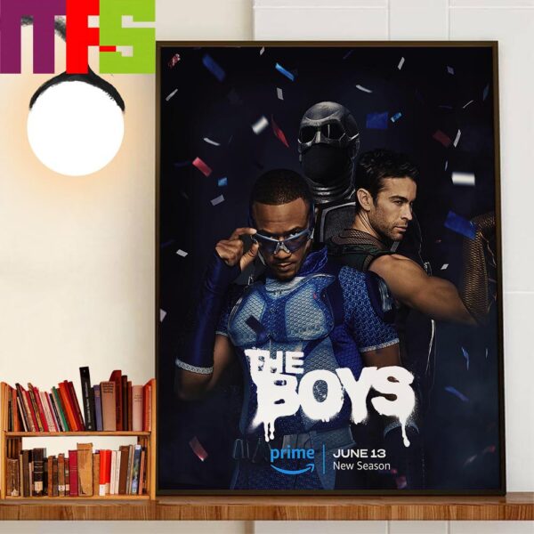 The Boys Season 4 New Poster June 13th 2024 Decor Wall Art Poster Canvas