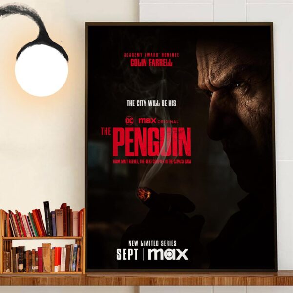 The City Will Be His The Penguin Official Poster Wall Art Decor Poster Canvas