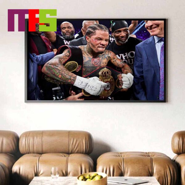 The Face Of Boxing Gervonta Davis Knocks Out Frank Martin In The 8th Home Decor Poster Canvas