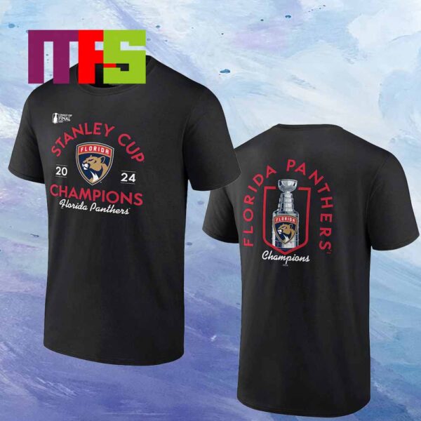 The Florida Panthers 2024 Stanley Cup Champions Lord Stanley Two Sided T-Shirt