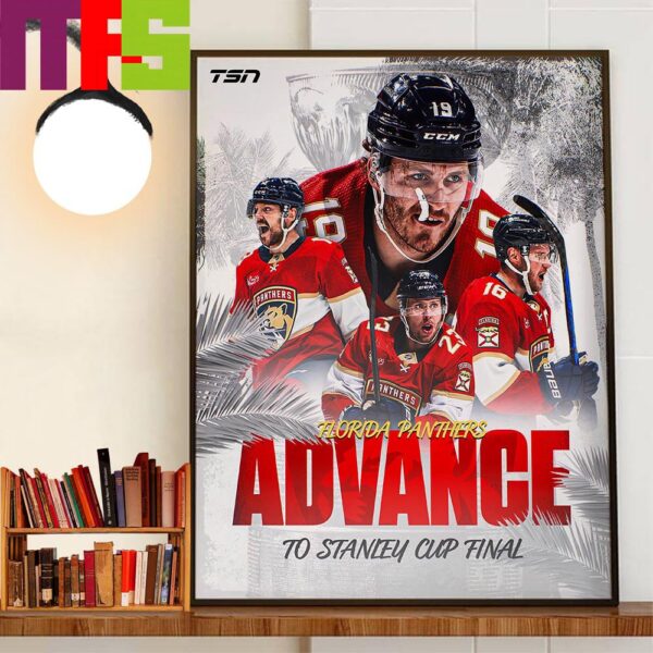 The Florida Panthers Are Headed Back To The 2024 Stanley Cup Finals Decor Wall Art Poster Canvas