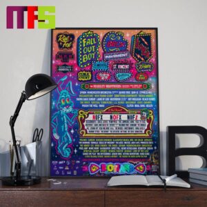 The Riot Fest 2024 Lineup On September 20-22nd 2024 Home Decor Poster Canvas