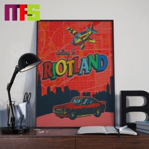 The Riot Fest Getting To Riot Land 2024 Lineup On September 20-22nd 2024 Home Decor Poster Canvas