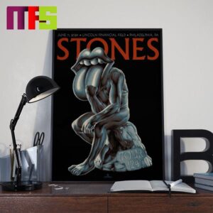 The Rolling Stones At Lincoln Financial Field On June 11th 2024 Home Decor Poster Canvas The Rolling Stones At Lincoln Financial Field On June 11th 2024 Home Decor Poster Canvas