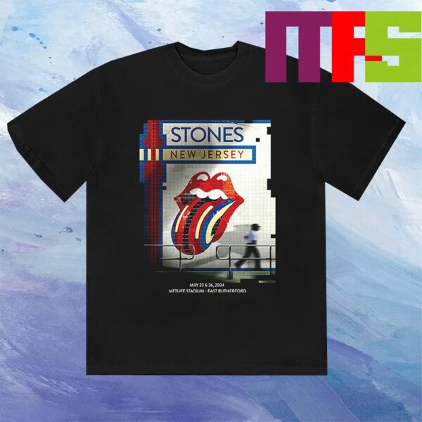 The Rolling Stones In East Rutherford NJ 2024 Hackney Diamonds Tour Artwork Specially Created For East Rutherford Essential T-Shirt