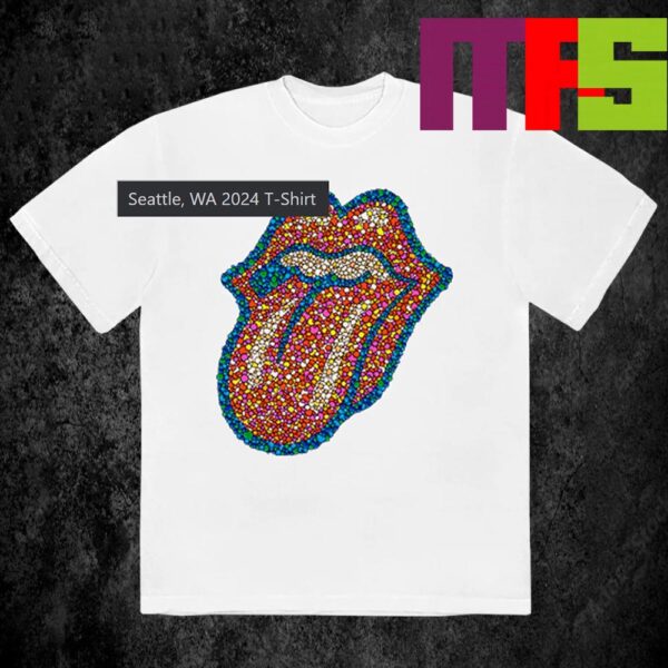 The Rolling Stones In Seattle WA 2024 Hackney Diamonds Tour Artwork Specially Created For Seattle Essential T-Shirt