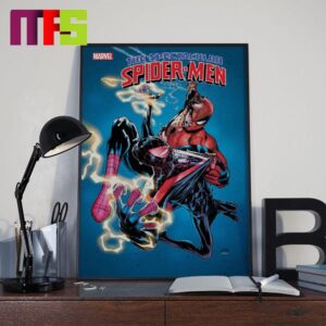 The Spectacular Spider Man Marvel Comic On July 17th 2024 Chapter 5 Peter Parker vs Miles Morales Home Decor Poster Canvas