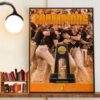 The Tennessee Volunteers Baseball Are 2024 National Champions For The First Time In Program History Decor Wall Art Poster Canvas