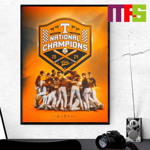 The Tennessee Volunteers Are 2024 National Champions Home Decor Poster Canvas