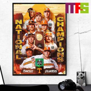 The Tennessee Volunteers Are National Champions 2024 The First Time Ever Home Decor Poster Canvas