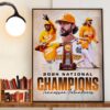 The Tennessee Vols Are 2024 MCWS Champions Their First College Baseball Championship In Program History Decor Wall Art Poster Canvas