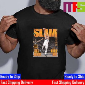 The World Is Mine Luka Doncic Run To The 2024 NBA Finals On The Cover Of SLAM 250 Orange Metal Edition Essential T-Shirt