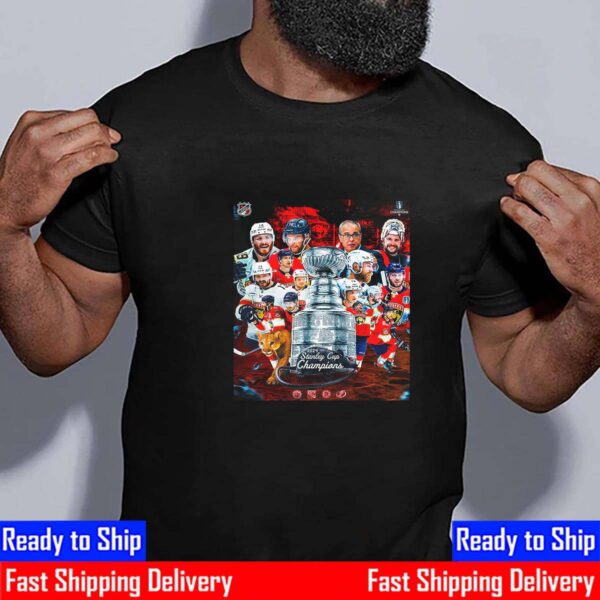 Time To Hunt The Florida Panthers Are The 2024 Stanley Cup Champions For The First Time In Franchise History Essential T-Shirt