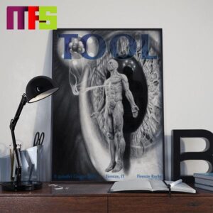Tool Effing Tool Frienze Rocks Quindici Giulici Tour 2024 Home Decor Poster Canvas