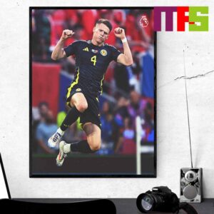 UEFA Euro 2024 Scott McTominay Scores For Scotland Home Decor Poster Canvas