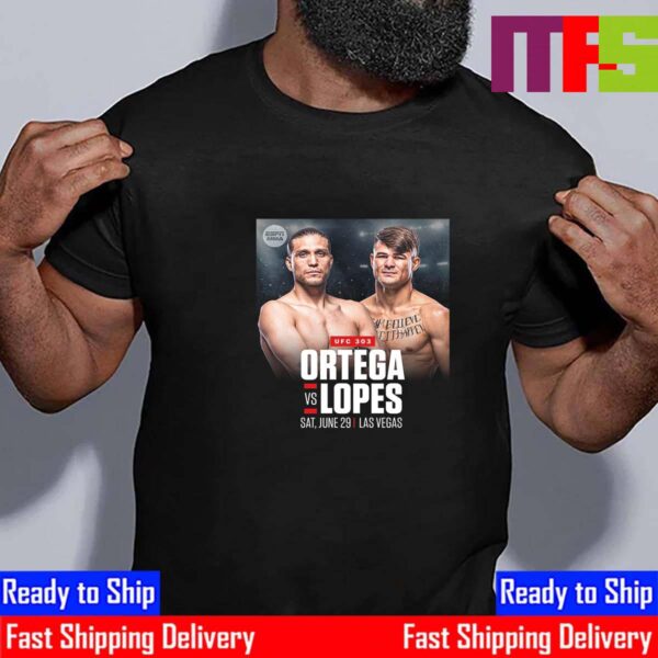 UFC 303 Brian Ortega Vs Diego Lopes In The New Co-Main Event In Las Vegas On June 29th 2024 Essential T-Shirt