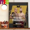 UFC 303 Featherweight Bout Brian Ortega Vs Diego Lopes Decor Wall Art Poster Canvas