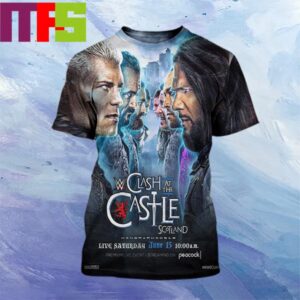 WWE Clash At The Castle Scotland On June 15th 2024 All Over Print Shirt