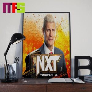 WWE Cody Rhodes NXT Battle Ground On June 12th 2024 Home Decor Poster Canvas