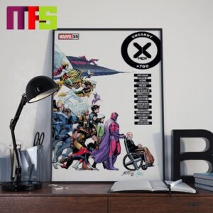 X Men Marvel Comic On June 5th 2024 Chapter 35 The End Of Era Uncanny X Men Home Decor Poster Canvas