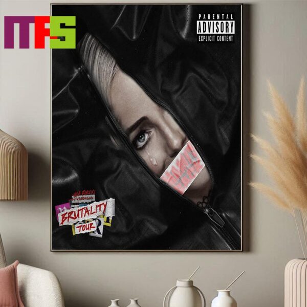 1st Womens World Champion Rhea Ripley x Eminem The Death Of Slim Shady Home Decor Poster Canvas