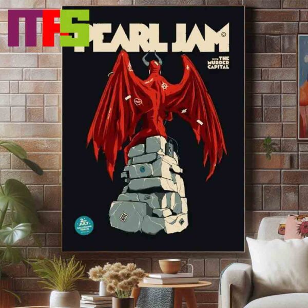 2024 Pearl Jam Berlin The Murder Capital Home Decor