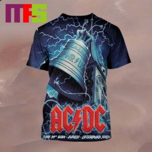 ACDC Tonight Zurich Switzerland Shirt At Letzigrund Stasium 2024 On June 29th All Over Print Shirt