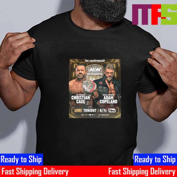 AEW Dynamite TNT Championship Adam Copeland Vs Christian Cage Vintage T-Shirt