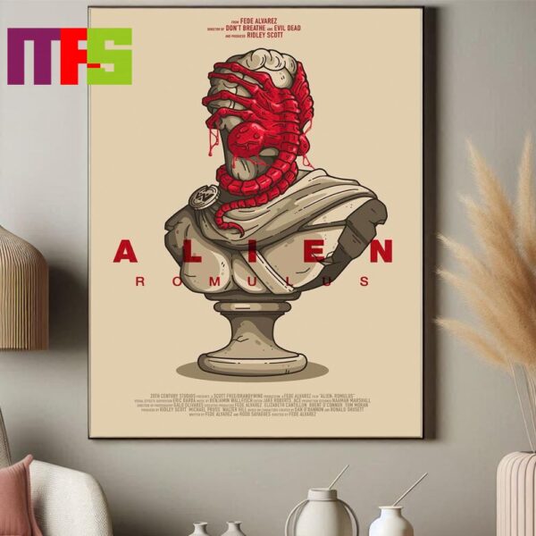 Alien Romulus Only In Theater On August 16th 2024 Face To Face With The Most Terrifying Life Form In The Universe Home Decor Poster Canvas