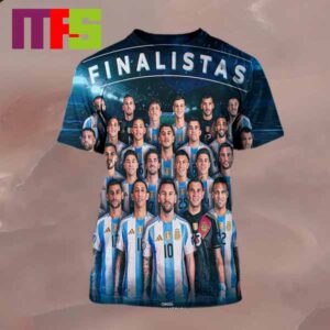 Argentina Advance To Copa America Final 2024 Messi Defending Champions All Over Print Shirt