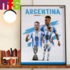 Argentina Headed 2024 Conmebol Copa America Finals Wall Decor Poster Canvas