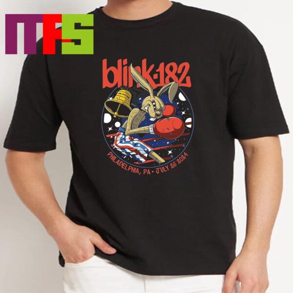 Blink-182 2024 One More Time Tour At Wells Fargo Center In Philadelphia PA On July 26th Classic T-Shirt