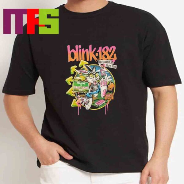 Blink-182 At Delta Center Salt Lake City Utah 2024 One More Time Tour On July 11th Classic T-Shirt