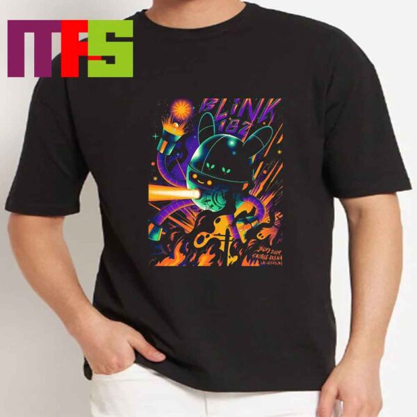 Blink-182 At T-Mobile Arena Las Vegas Nevada One More Time Tour 2024 On July 3rd Essential T-Shirt